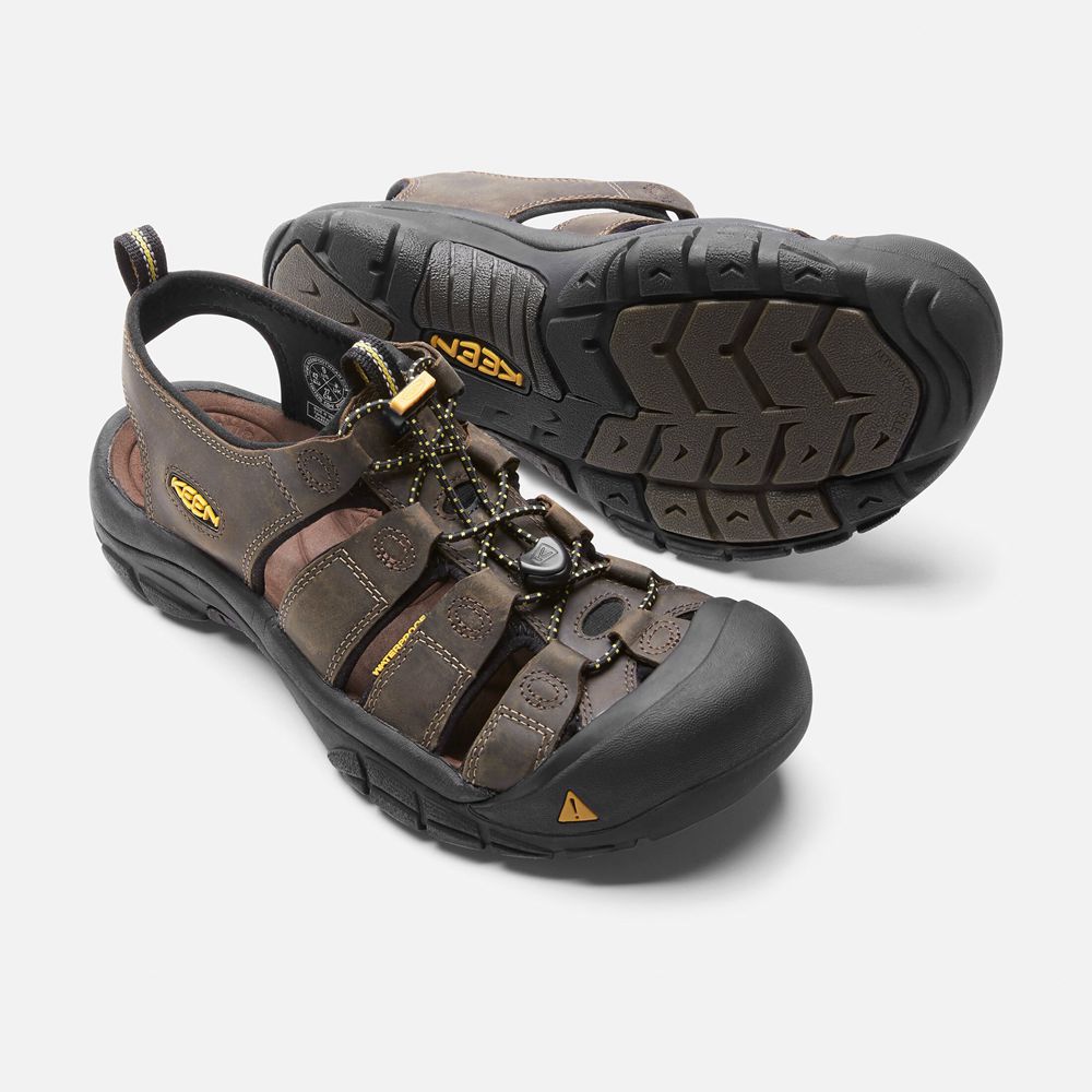 Keen Sandaal Heren Bruin/Zwart - Newport - 50689-ZKXC